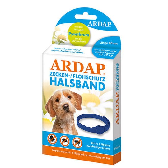 ARDAP Zecken- und Flohhalsband für Hunde bis 10kg